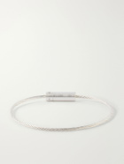 Le Gramme - 7g Brushed Sterling Silver Cable Bracelet - Silver