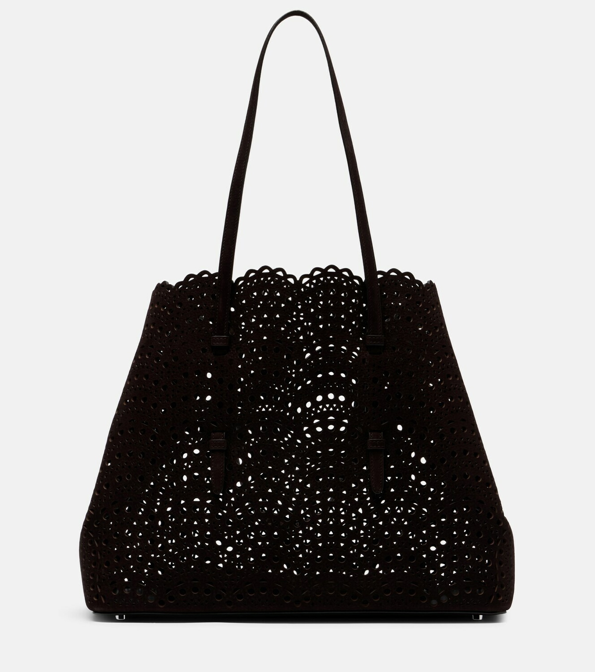 Alaïa Mina 37 Large leather tote bag