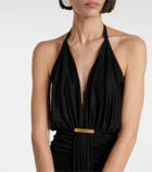 Tom Ford Draped jersey cocktail dress