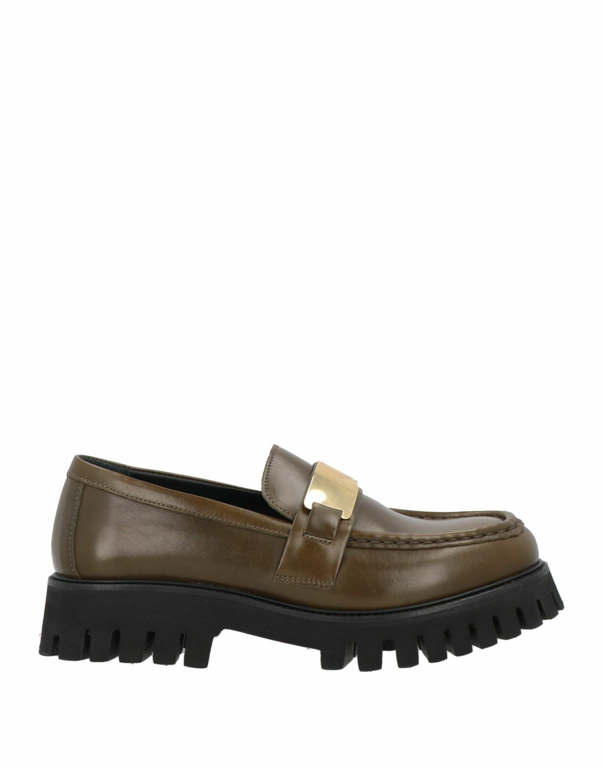 Maje Womens Loafers Khaki