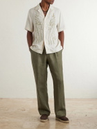 Frescobol Carioca - Alves Embroidered Linen Shirt - Neutrals