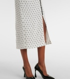 Carolina Herrera Polka-dot silk crêpe de chine shirt dress
