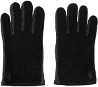 Polo Ralph Lauren Black Paneled Gloves
