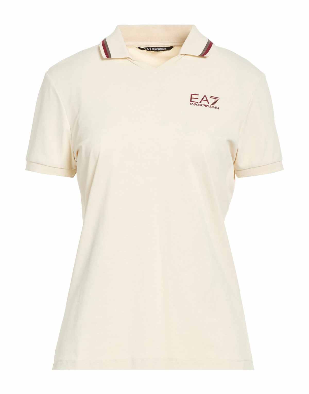 Ea7 Womens Polo shirt in Beige