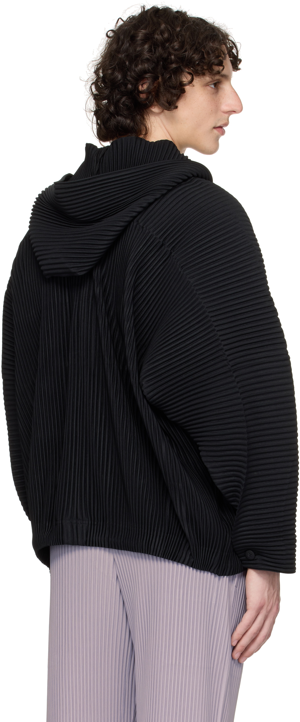 ジャケット・アウター HOMME PLISSE ISSEY MIYAKE 20AW BIG BRUSH Paint Brush Close-Up pleated blazer in brown - Homme Plisse Issey