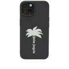 Palm Angels Men's iPhone 15 Case in Black