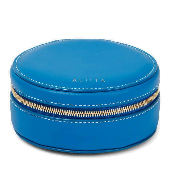 Photo: Aliita Logo leather jewelry pouch