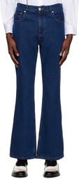 Ernest W. Baker Navy Flare Jeans