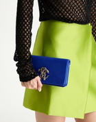 Roberto Cavalli Womens Clutch Bright in Blue