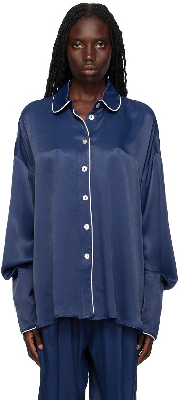 Photo: Sleeper Blue Pastelle Oversized Shirt