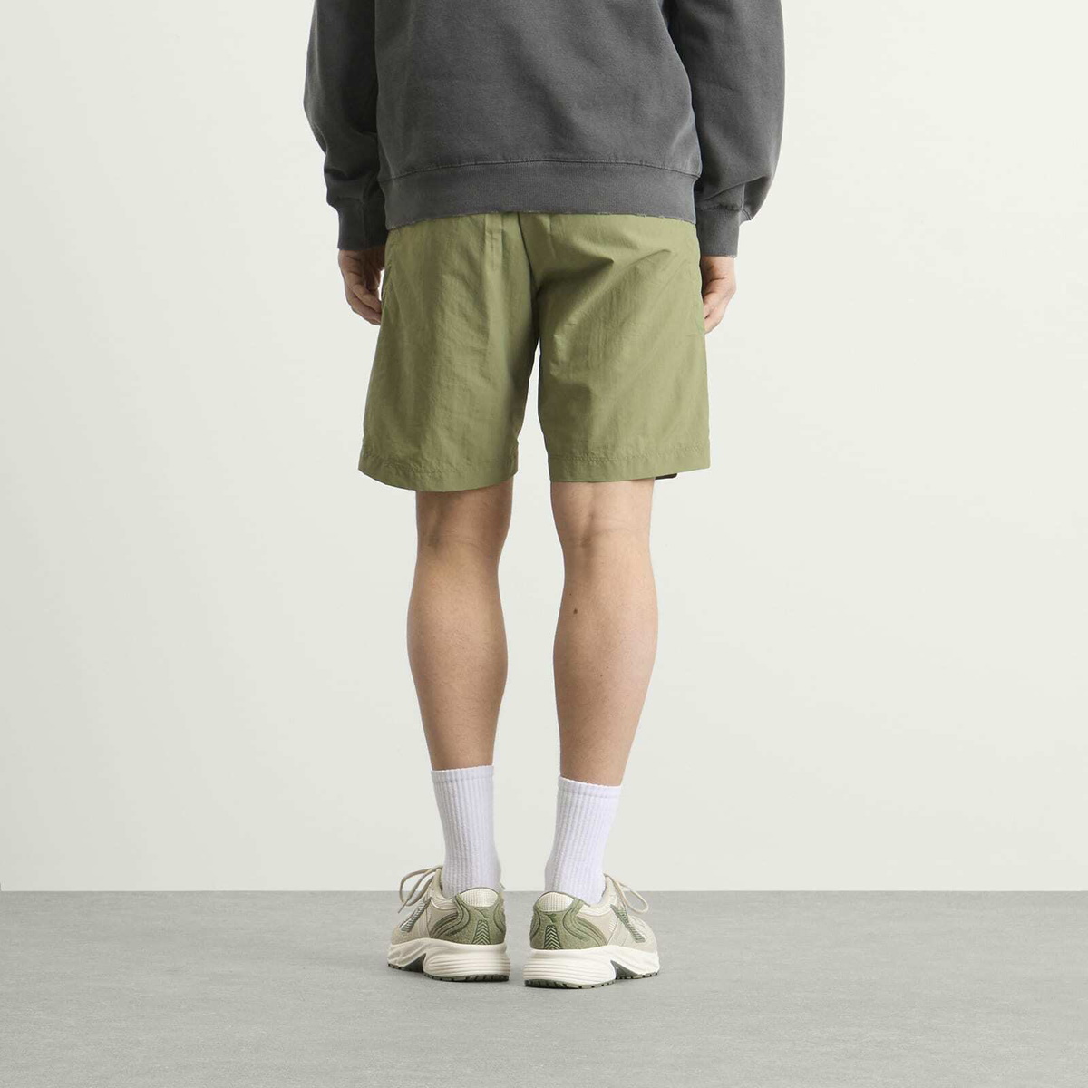 Diadora Men's Run Valley Shorts in Sage Green