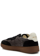 Axel Arigato Dice T-toe Panelled Suede Sneakers Black