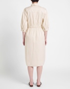 Peserico Womens Midi dress Cream