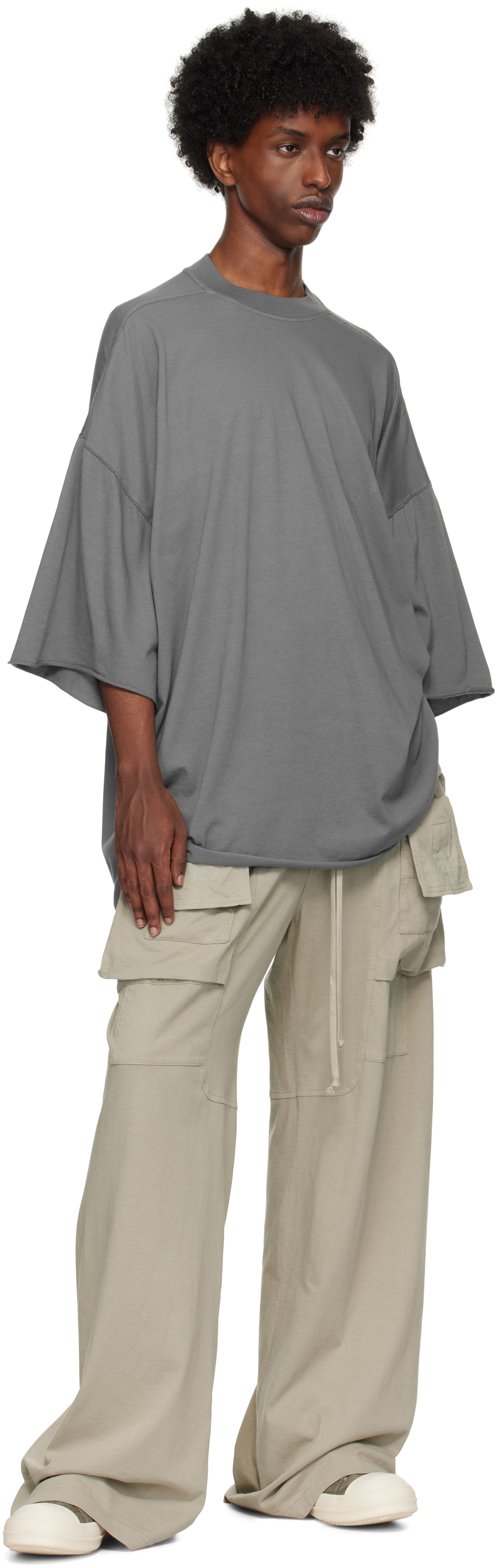 Rick Owens DRKSHDW Gray Porterville Tommy T-shirt Rick Owens