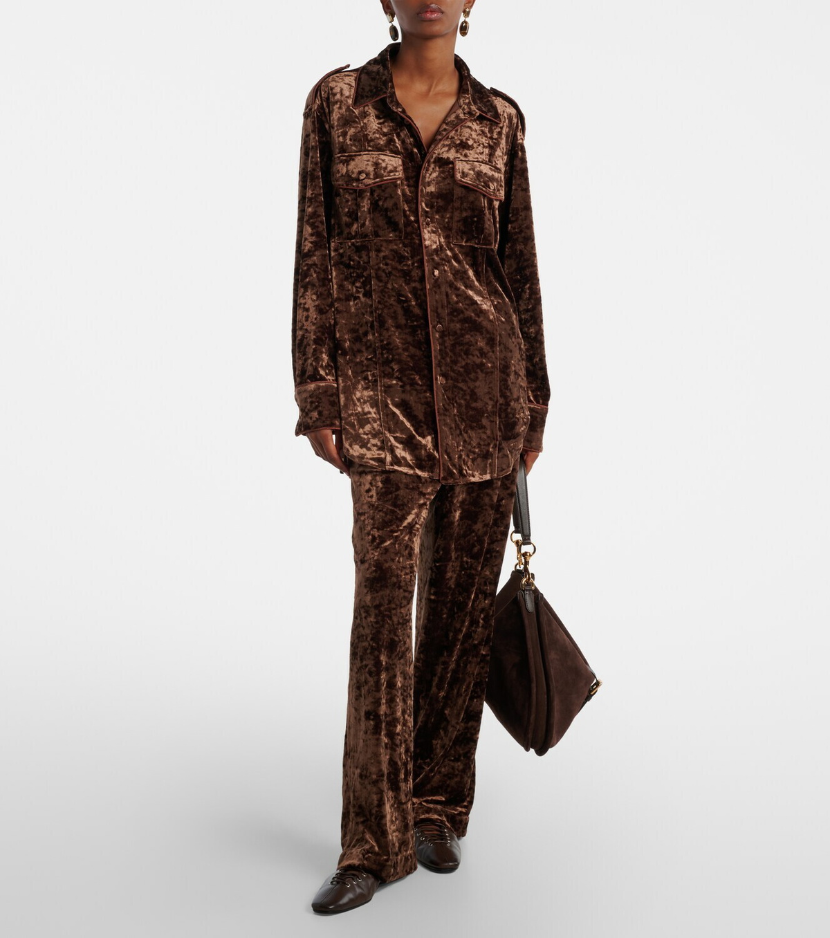 Xu Zhi Velvet shirt