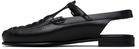 HEREU Black Roqueta Loafers