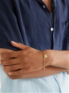 Foundrae - Mini Reverie Crest Gold Diamond Bracelet