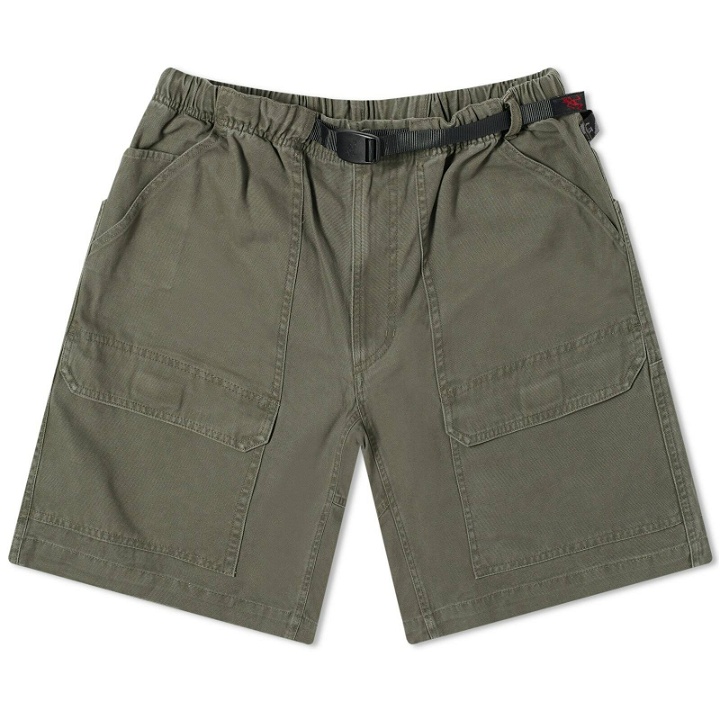 Photo: Gramicci Men's Canvas Equipment Shorts in Dusted Slate