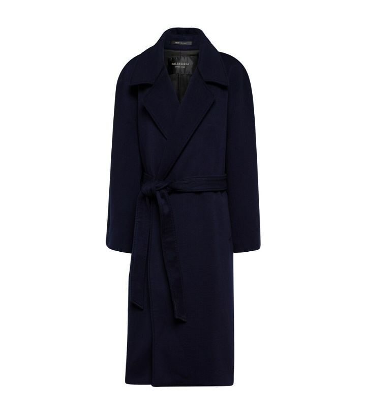 Photo: Balenciaga - Belted cashmere coat