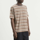 Beams Plus Men's Multi Stripe Pocket T-Shirt in Grey