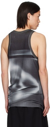 Julius Black Printed Tank Top