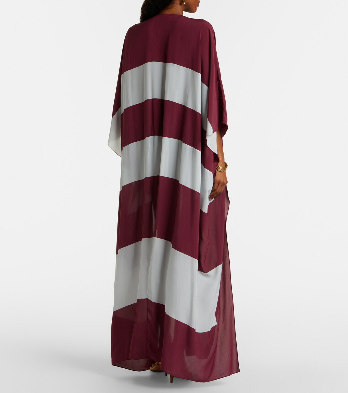 Adriana Degreas Bold Stripes kaftan