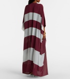 Adriana Degreas Bold Stripes kaftan