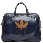 Adidas x Brain Dead Bag in Collegiate Navy/Brown Desert 