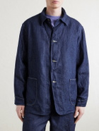 OrSlow - Linen Denim Jacket - Blue