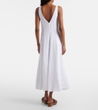 Polo Ralph Lauren Crocheted linen midi dress