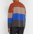 YMC - Colour-Block Mélange Wool-Blend Sweater - Multi