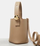 Loewe Pebble Mini leather bucket bag