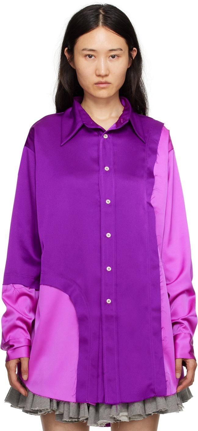 Photo: Edward Cuming Purple & Pink Paneled Shirt