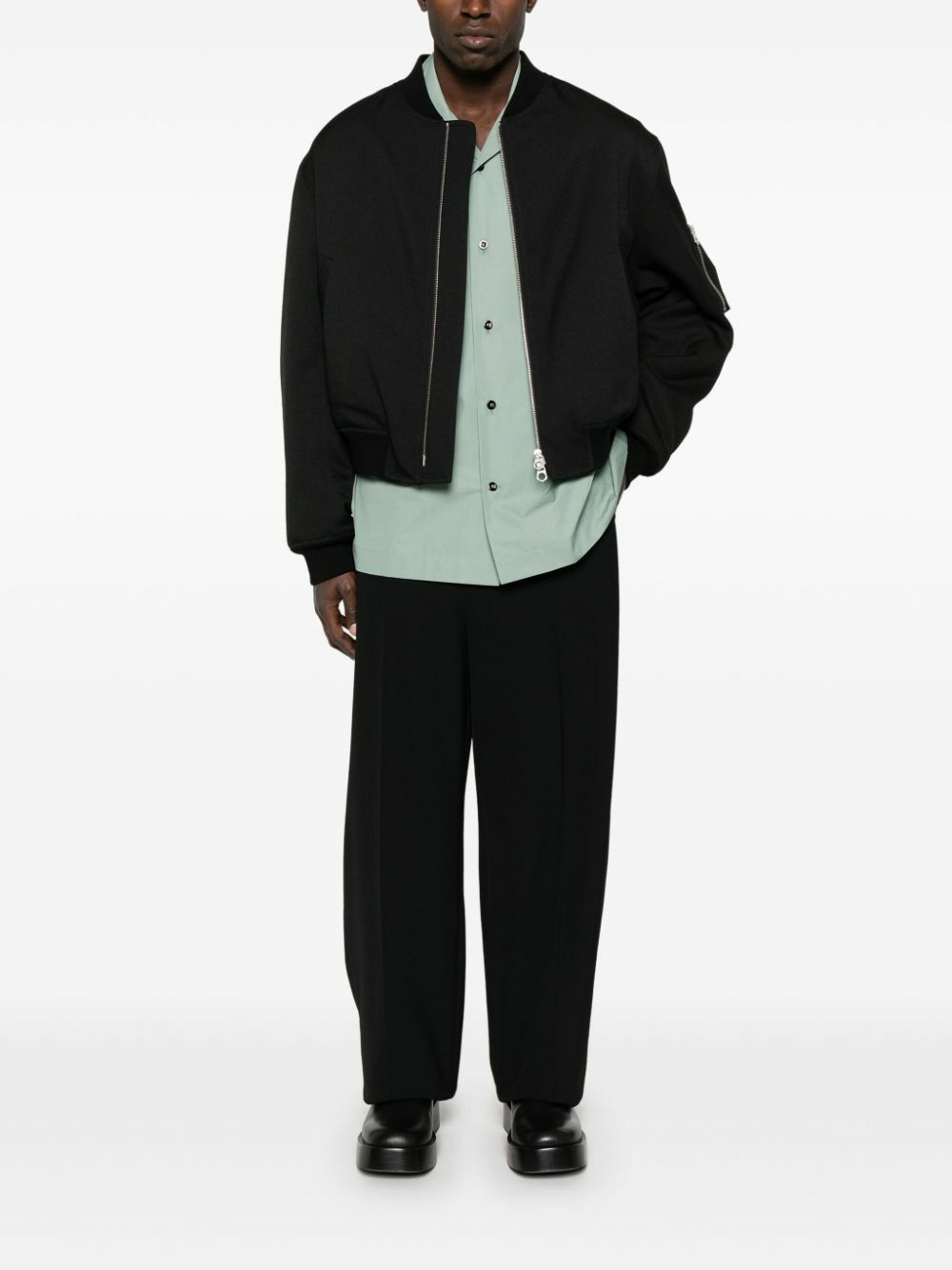 Jil Sander Padded Bomber Jacket Jil Sander