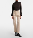 Khaite Finley cropped straight jeans