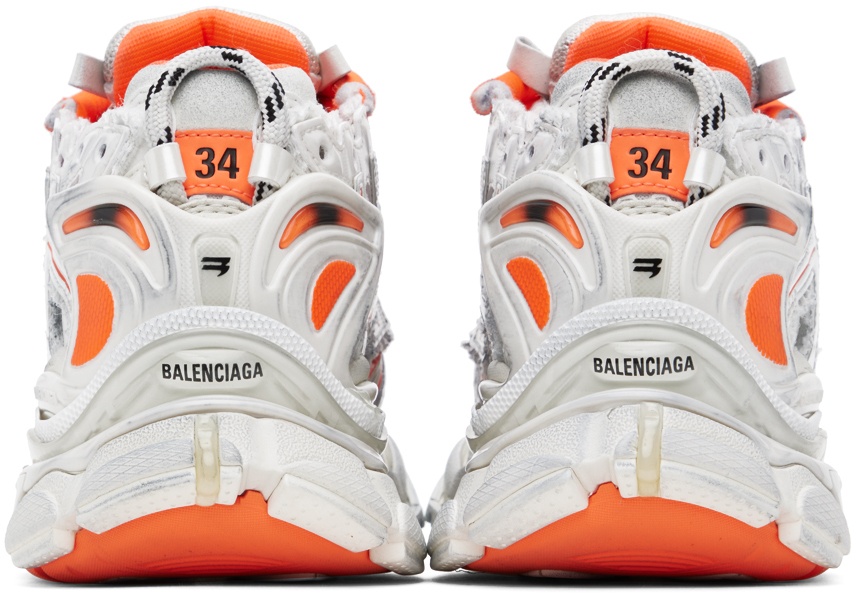 Balenciaga Track Sneaker Orange White  Grey  END AU