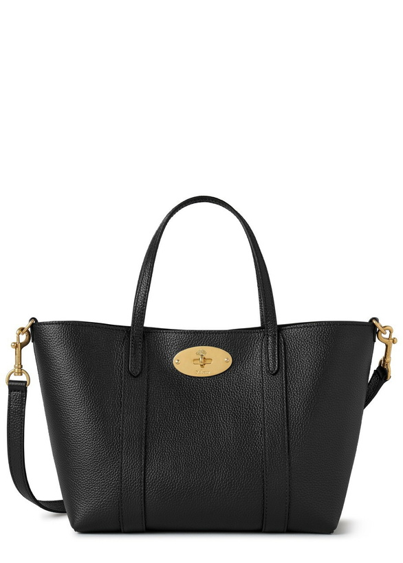 Photo: Mulberry Bayswater Mini Grained Leather Cross-body bag - Black - One Size