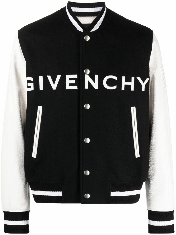 Photo: GIVENCHY - Logo Wool Bomber Jacket