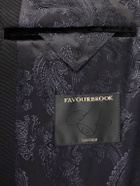 Favourbrook - Slim-Fit Double-Breasted Cotton-Velvet Tuxedo Jacket - Black