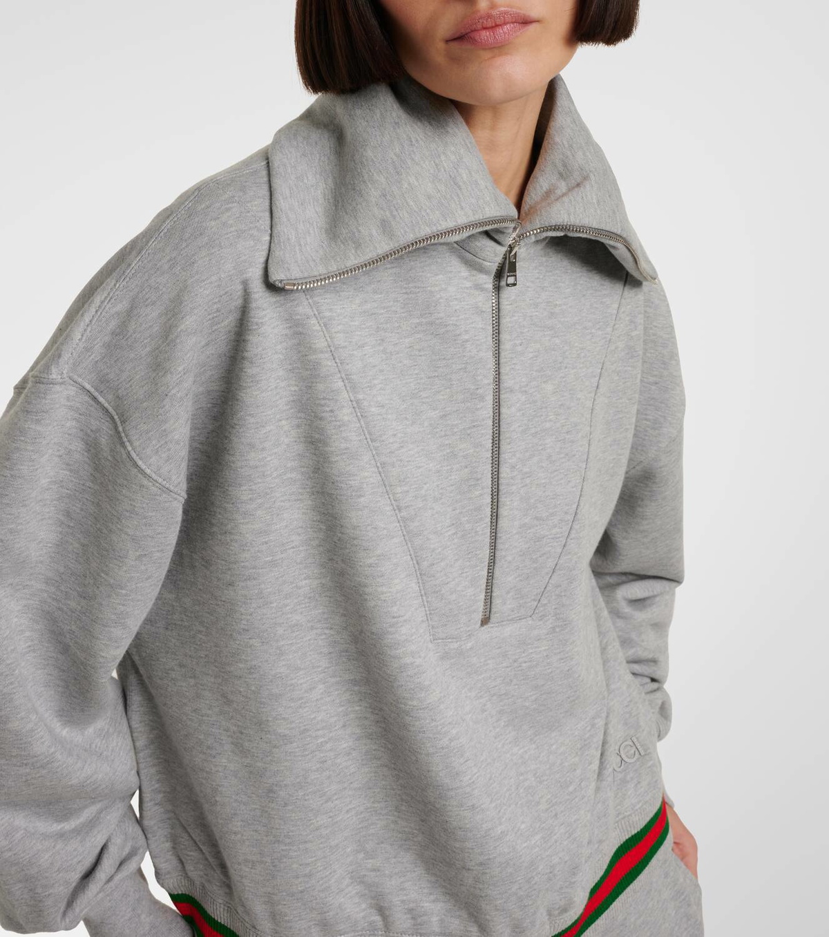 Gucci Web cotton jersey sweatshirt