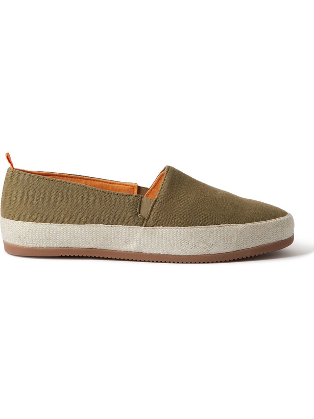 Photo: Mulo - Eco Canvas Espadrilles - Green