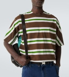 Prada Striped cotton jersey T-shirt