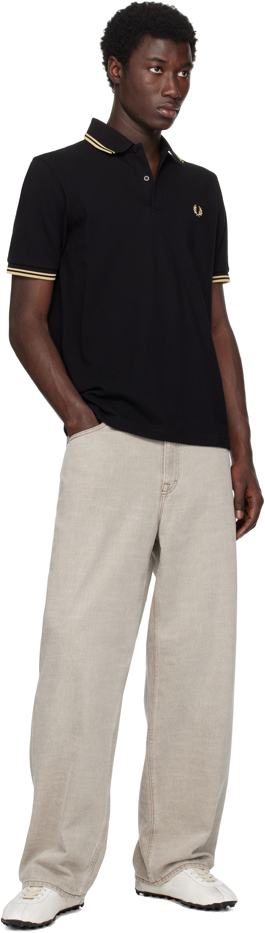 Fred Perry Black 'The Fred Perry Shirt' Polo