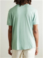 Officine Générale - Stretch-Linen T-Shirt - Green