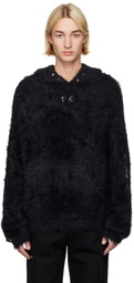 Thug Club Black Pack Sword Faux-Fur Hoodie