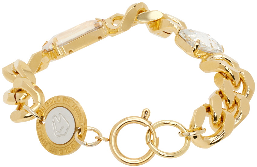 IN GOLD WE TRUST PARIS Gold XL Chain Bracelet