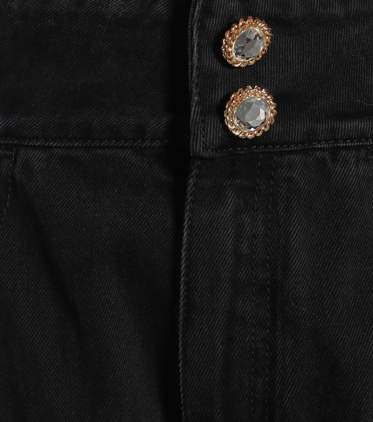 Alessandra Rich High-rise wide-leg jeans