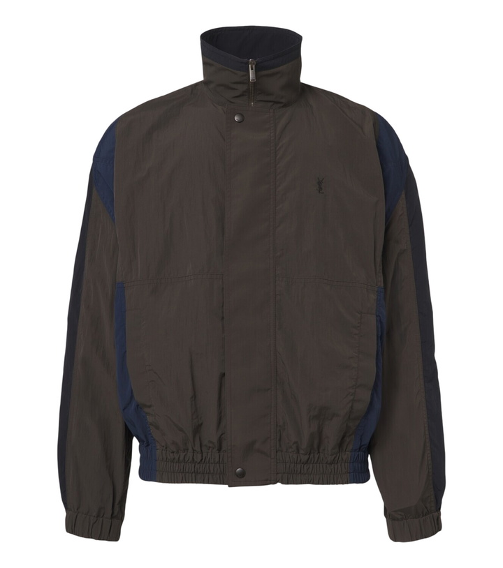Photo: Saint Laurent Cassandre faille jacket