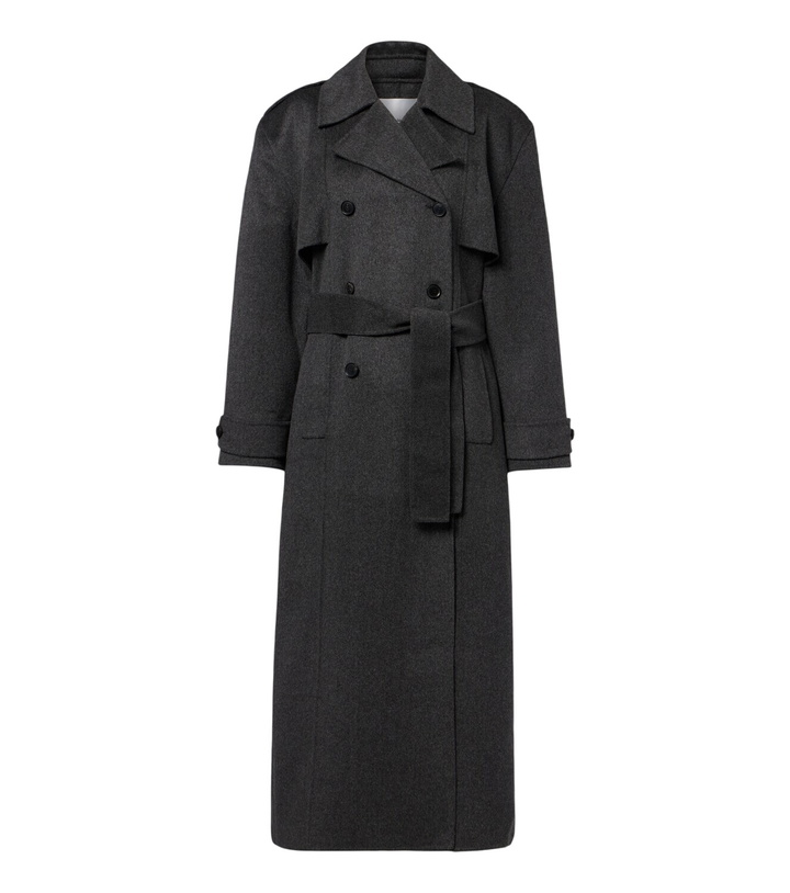 Photo: The Frankie Shop Nikola belted wool and cashmere coat