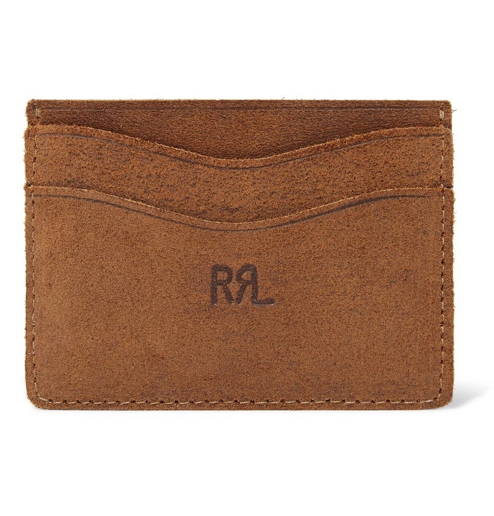 Photo: RRL - Roughout Leather Cardholder - Tan